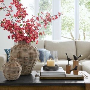 Pottery Barn Arurog Large Handwoven Vase Sold Out New In Box 🌿